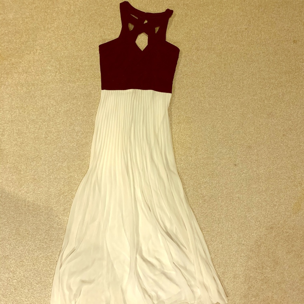 Macy’s Black and White Evening Gown